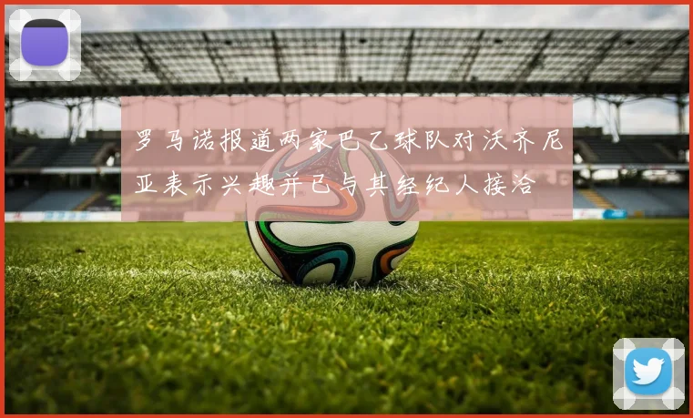 罗马诺报道两家巴乙球队对沃齐尼亚表示兴趣并已与其经纪人接洽